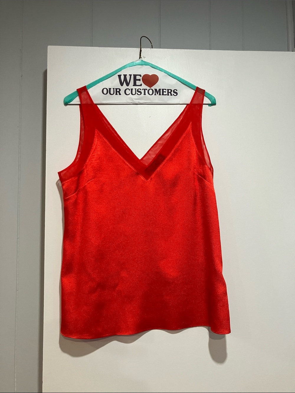 Ted Baker Red V-Neck Camisole size 3